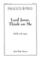 Lord Jesus Think on Me SATB choral sheet music cover